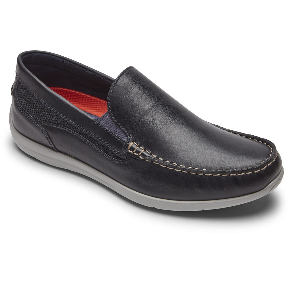 Sapato Vela Rockport Homem Azul Marinho - Cullen Venetian - 28961TFIV